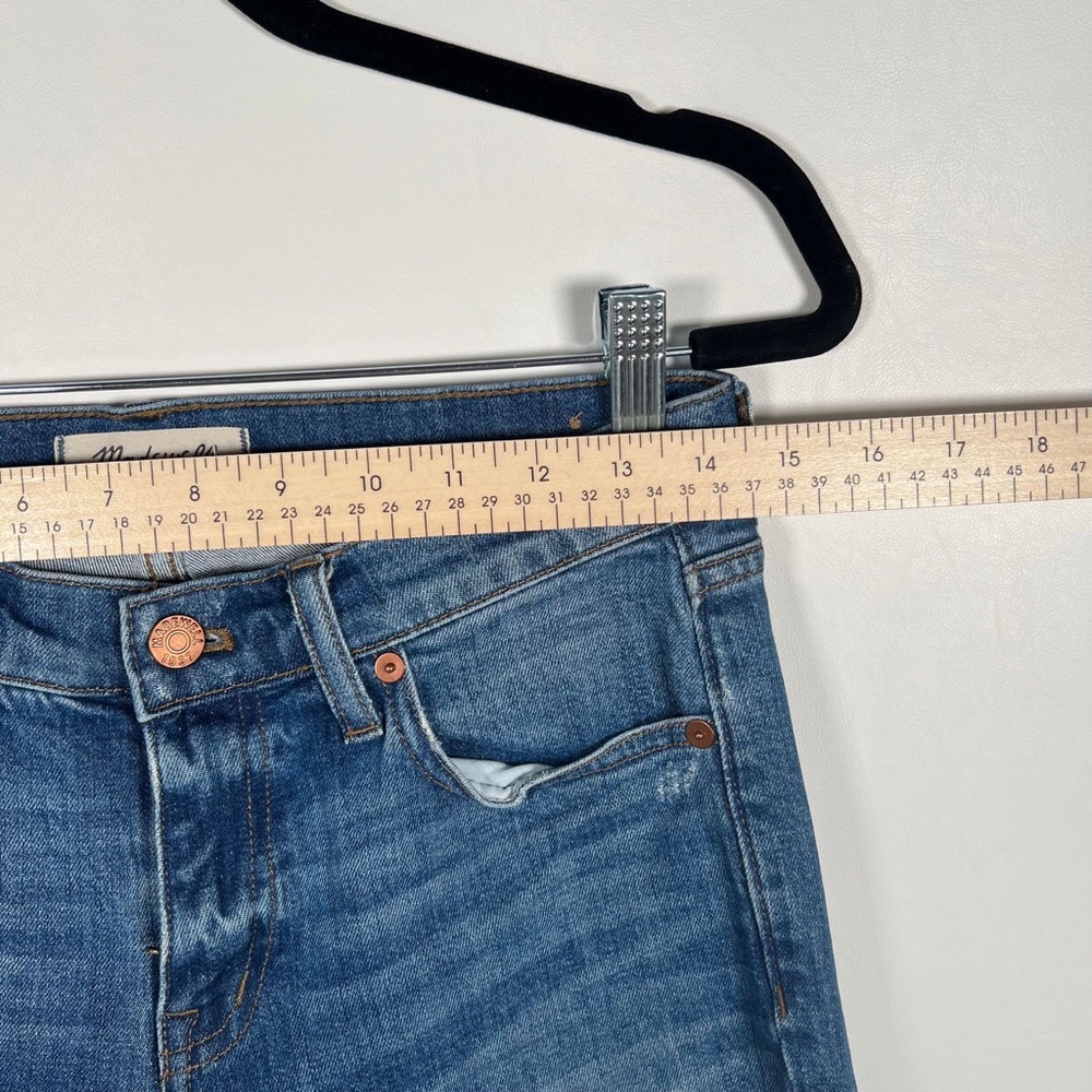 MADEWELL THE SLIM BOYJEAN in Walton Wash Skinny Jeans Style F2819 Size 25 - Picture 5 of 16